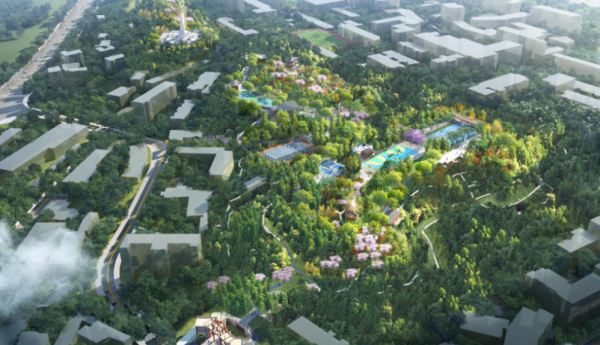 泸州纳溪冠山公园预计8月全新亮相