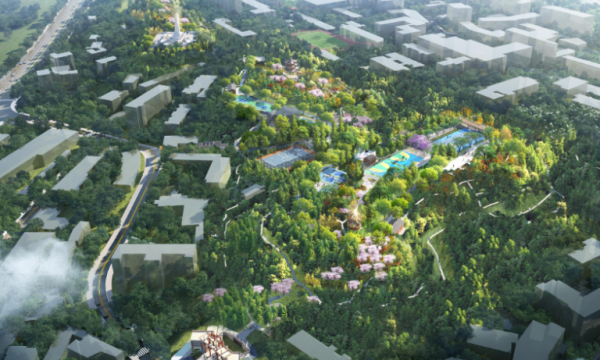 泸州纳溪冠山公园预计8月全新亮相